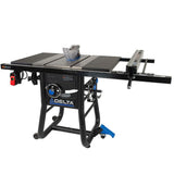 15 Amp 10 in. Table Saw with 30 in. Rip Capacity, Cast Iron Table and Extension Wings - Super Arbor