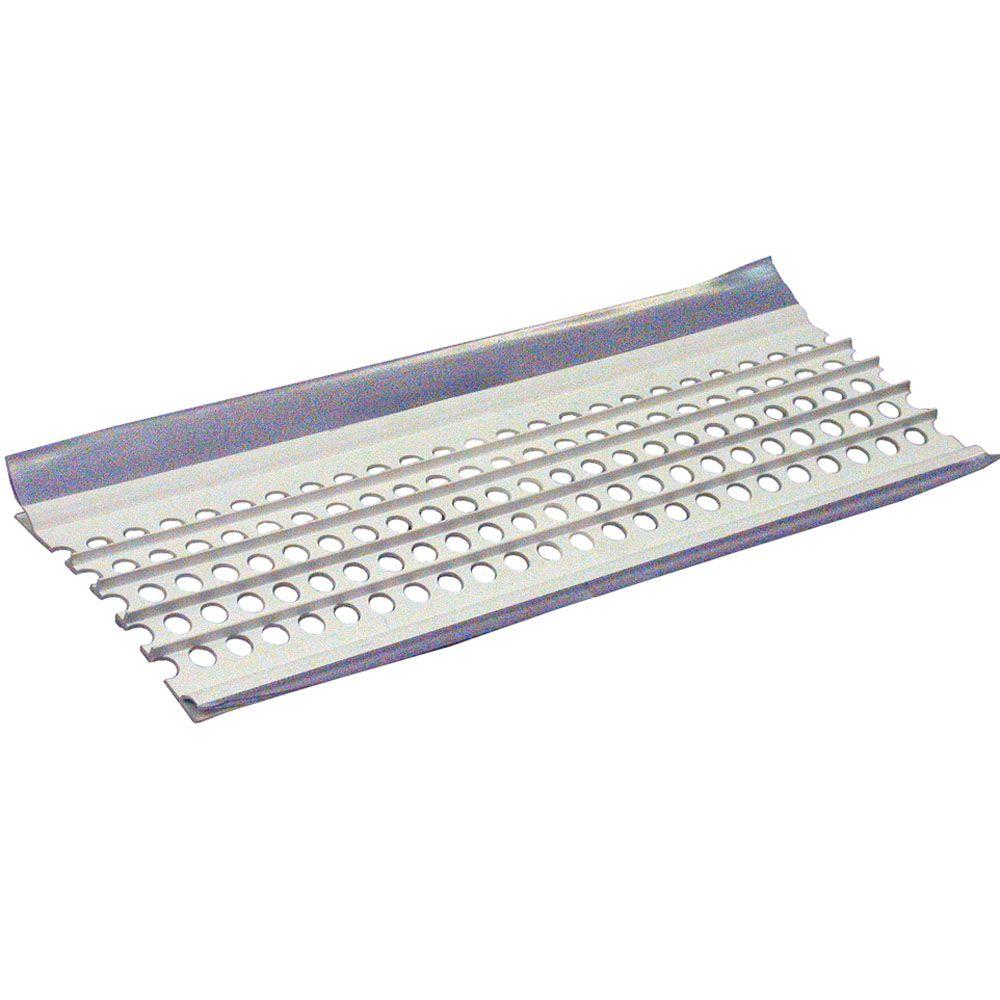 6 ft. White Vinyl Leaf Guard Plus