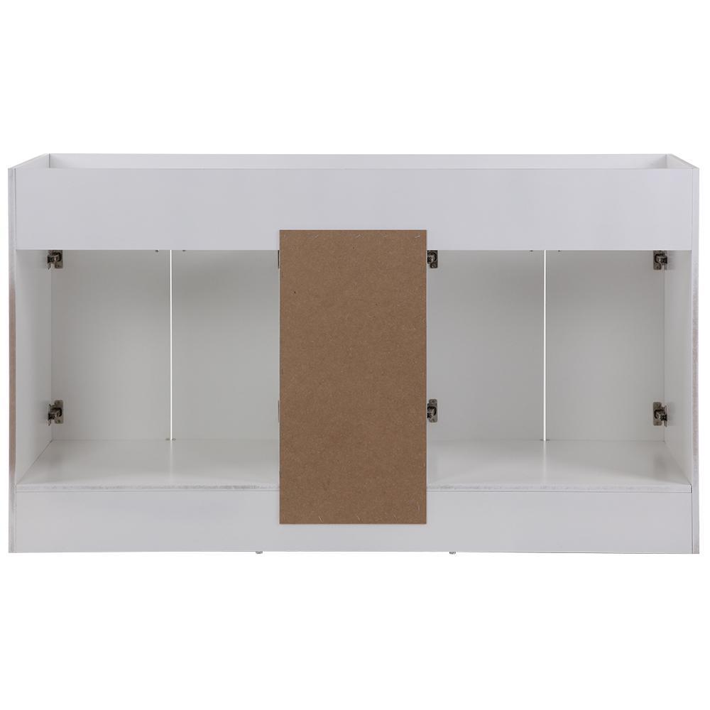 Glensford 60 in. W x 22 in. D Vanity Cabinet Only in White - Super Arbor