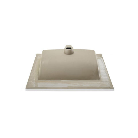 24 in. Ceramic Single Faucet Hole Vanity Top in White with White Basin - Super Arbor