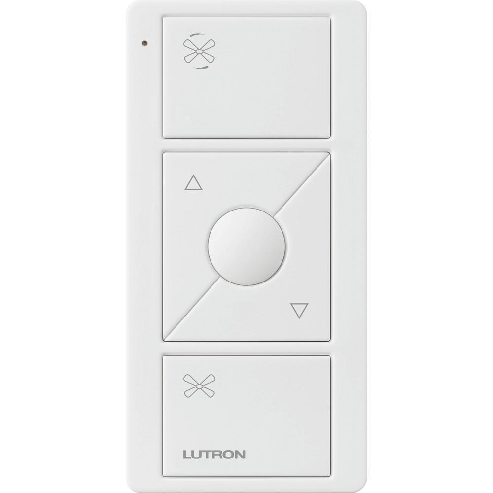 Pico Remote for Caseta Wireless Smart Fan Speed Control, White - Super Arbor