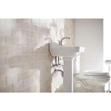 Foremost Series 1920 Pedestal Combo Bathroom Sink in White