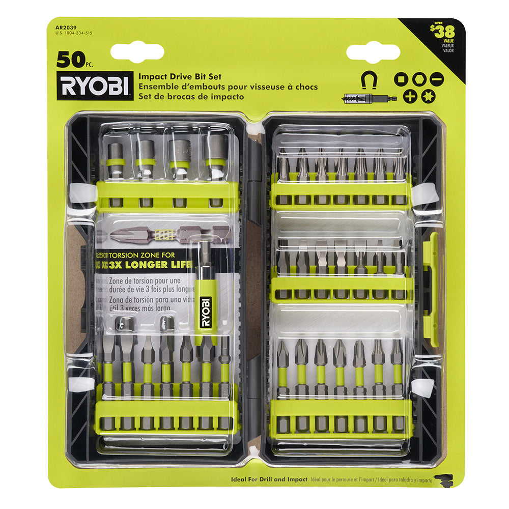 RYOBI Impact Rated Driving Kit (50-Piece)