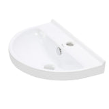 Whitehaus Collection Isabella Collection Wall-Mounted Bathroom Sink in White