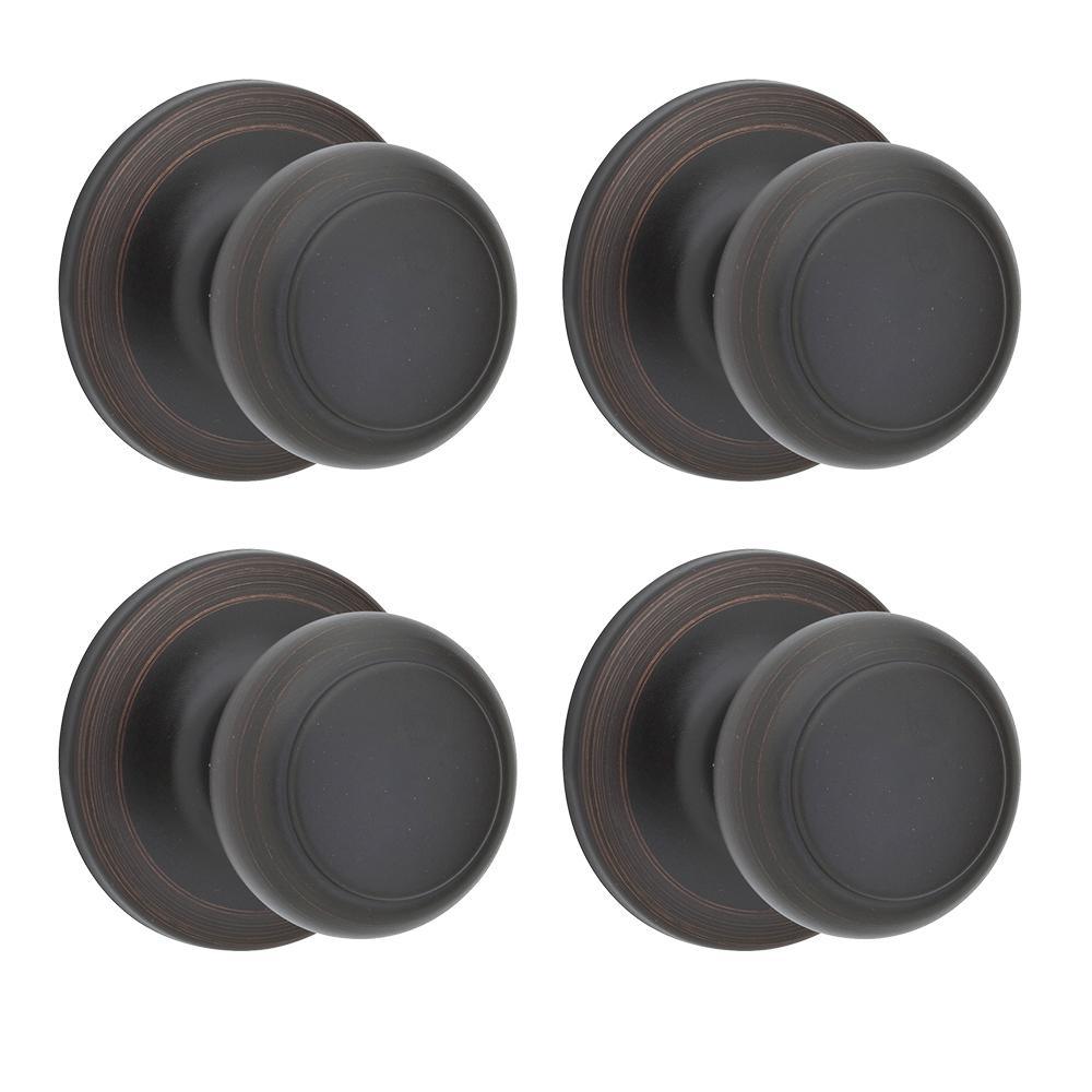 Cove Venetian Bronze Passage Hall/Closet Door Knob - Super Arbor