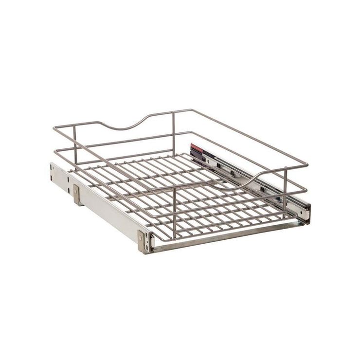 Simply Put 14.5-in W x 5.6875-in H 1-Tier Pull Out Metal Soft Close Baskets & Organizers