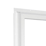 RELIABILT 105 Series New Construction 35-1/2-in x 59-1/2-in x 2-5/8-in Jamb White Vinyl Low-e Argon Single Hung Window with Grids Half Screen Included