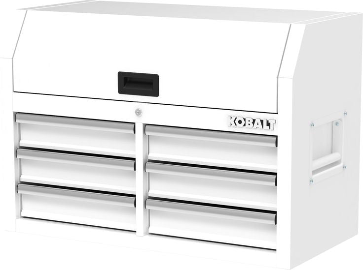 Kobalt 36-in W x 18-in H 6-Drawer Steel Tool Chest (White)