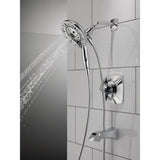 Vesna In2ition 2-in-1 Single-Handle 5-Spray Tub and Shower Faucet in Chrome (Valve Included) - Super Arbor