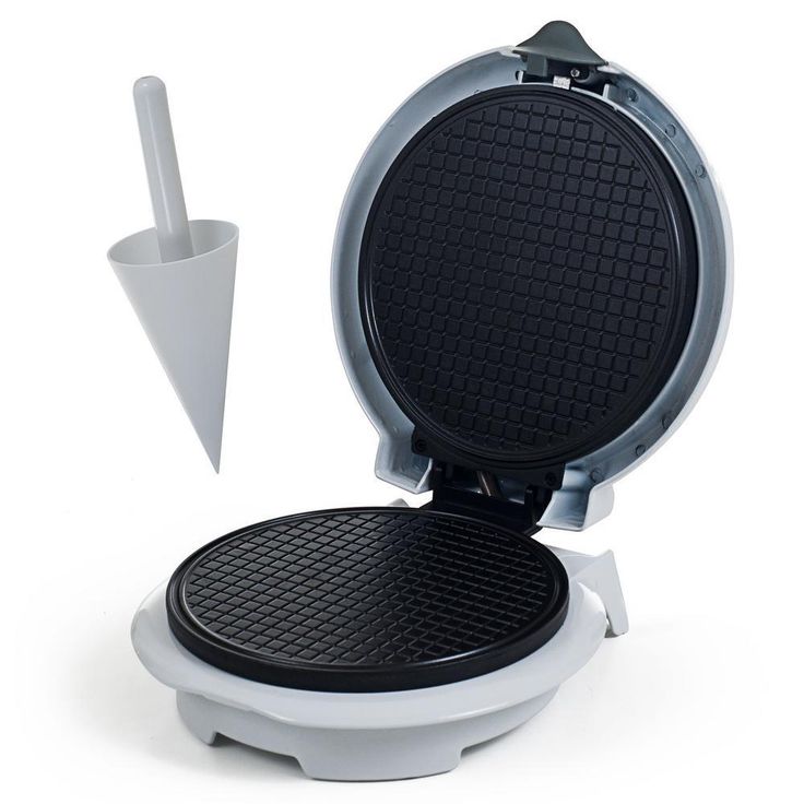 Single Waffle White Waffle Cone Waffle Maker