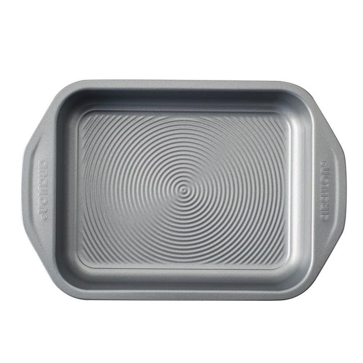 Total Bakeware Nonstick Toaster Oven and Personal Pizza Pan Baking Set, Gray, 4-Piece
