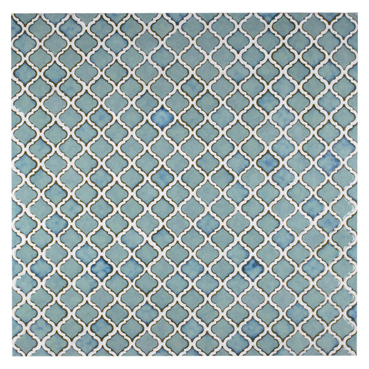 Merola Tile Hudson Tangier Marine 12 in. x 12 in. Porcelain Mosaic Tile (10.96 sq. ft. / Case)