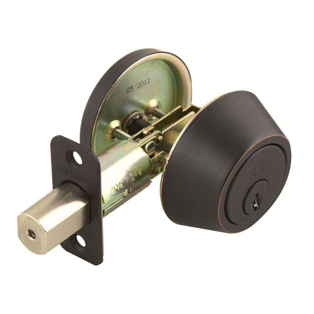 Cambridge Oil-Rubbed Bronze Combo Entry Knob and Single-Cylinder Deadbolt - Super Arbor