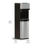 Self-Cleaning Bottleless Water Cooler Dispenser, UL/Energy, Stainless Steel, POU Water Filter, Hot, Cold and Room Temp