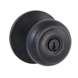 Hartford Satin Nickel Keyed Entry Door Knob