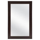 15-1/4 in. W x 26 in. H Framed Surface-Mount Bathroom Medicine Cabinet in Java