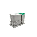Rev-A-Shelf 8-Quart Plastic Soft Close Pull Out Trash Can
