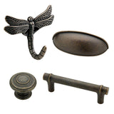 Mizuna 3 in. (76 mm) Center-to-Center Warm Chestnut Drawer Pull