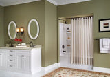 Banbury Single-Handle 1-Spray 1.75 GPM Tub and Shower Faucet with Curved Shower Rod in Mediterranean Bronze