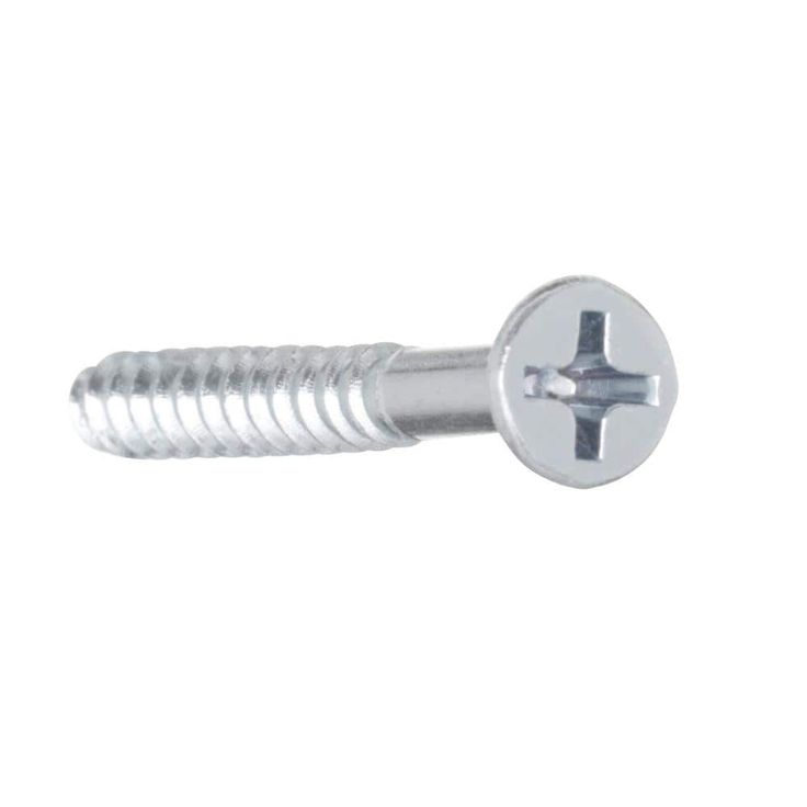 #8 x 1-1/2 in. Zinc Plated Phillips Flat Head Wood Screw (100-Pack)