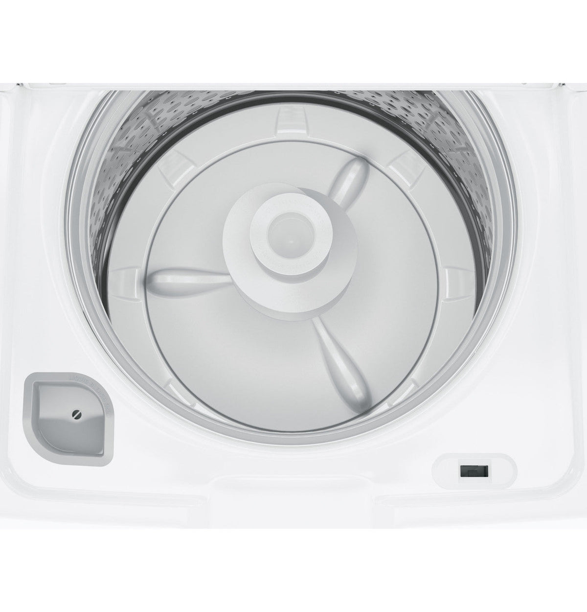 GE 4.5-cu ft High Efficiency Top-Load Washer (White) | GTW465ASNWW