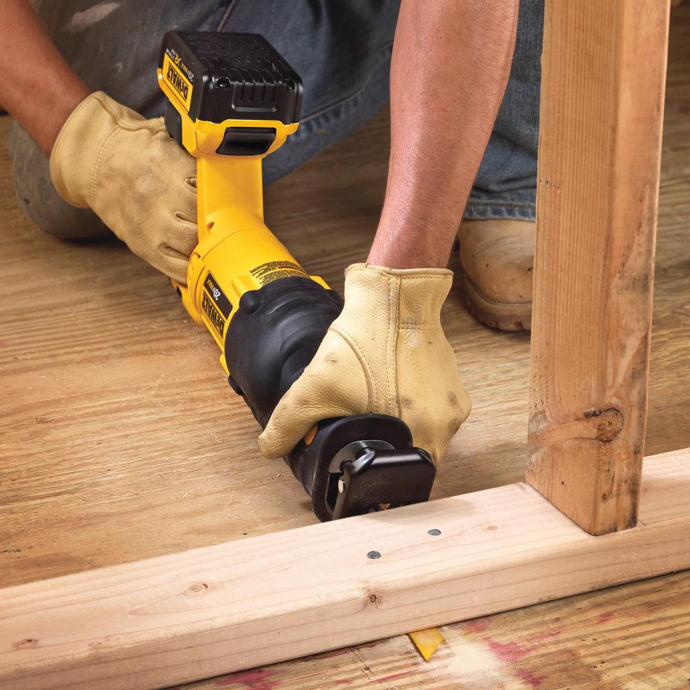 20-Volt MAX Cordless 4-1/2 in. Brushless Paddle Switch Small Angle Grinder Kit w/ Bonus Reciprocating Saw (Tool-Only) - Super Arbor