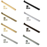 8 in. Solid Brass Oil-Rubbed Bronze Surface Bolt - Super Arbor