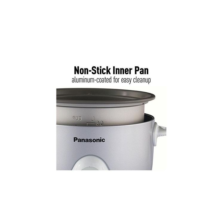 3-Cup Silver Automatic Rice Cooker with Glass Lid, Measuring Cup and Rice Scoop