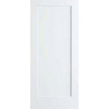 30 in. x 80 in. White 1-Panel Shaker Solid Core Wood Interior Door Slab - Super Arbor