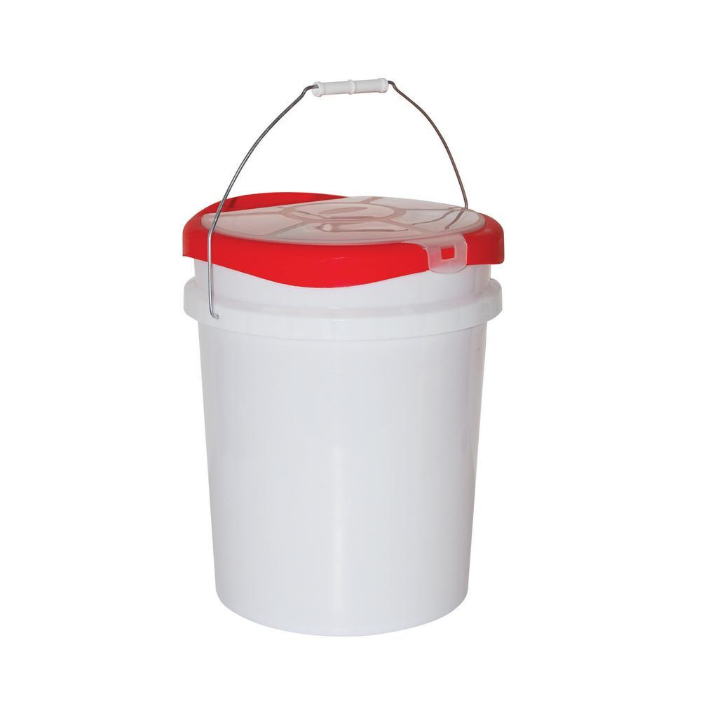 12.5 in. 5 Gal. Pro Lid Tool Bucket - Super Arbor
