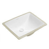 Swiss Madison Plaisir 18 in. Rectangular Under-Mount Bathroom Sink in White