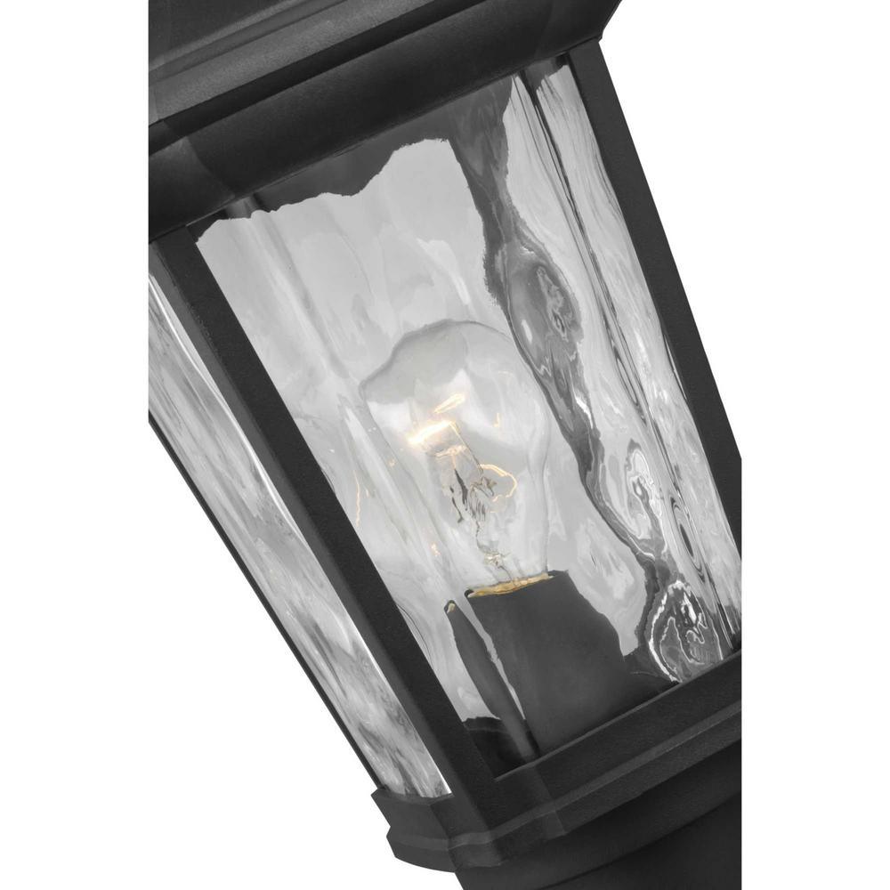 Marquette Line Voltage Black 1-Light 4 in. x 4 in. Deck Post Light Lantern - Super Arbor
