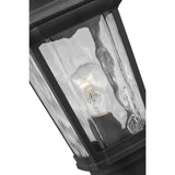 Marquette Line Voltage Black 1-Light 4 in. x 4 in. Deck Post Light Lantern - Super Arbor