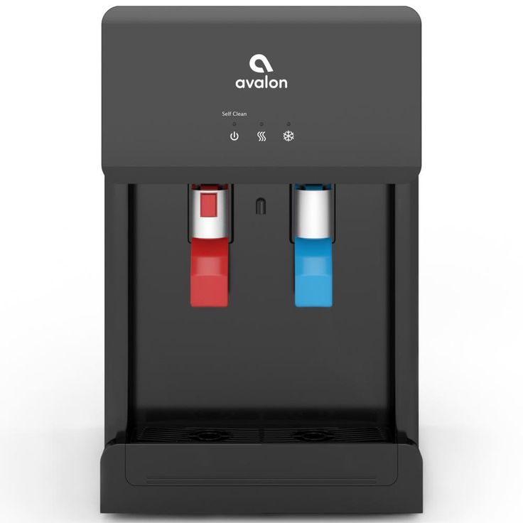 Countertop Self Cleaning Touchless Bottle less Water Cooler Dispenser, Hot/Cold Water, NSF/UL/Energy Star, Black