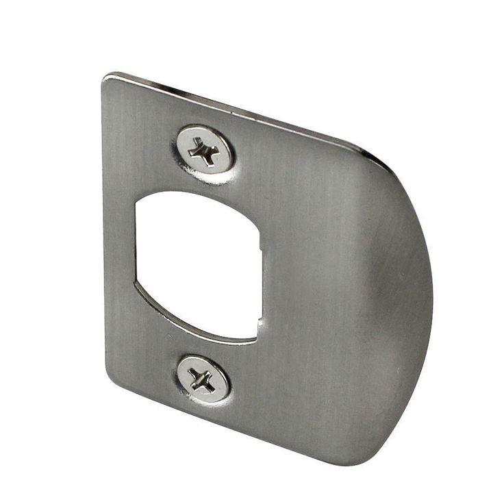 Satin Nickel Latch Strike (2 per Pack)