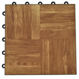Greatmats Click Tile 12-1/8 in. x 12-1/8 in. Maple Interlocking Basement Plastic and Vinyl Floor Tile (24-Pack) (24.5 sq. ft.)