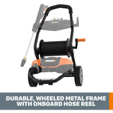 Worx 1600 PSI 1.3 GPM 13 Amp Cold Water Electric Pressure Washer, Portable with Soap Tank