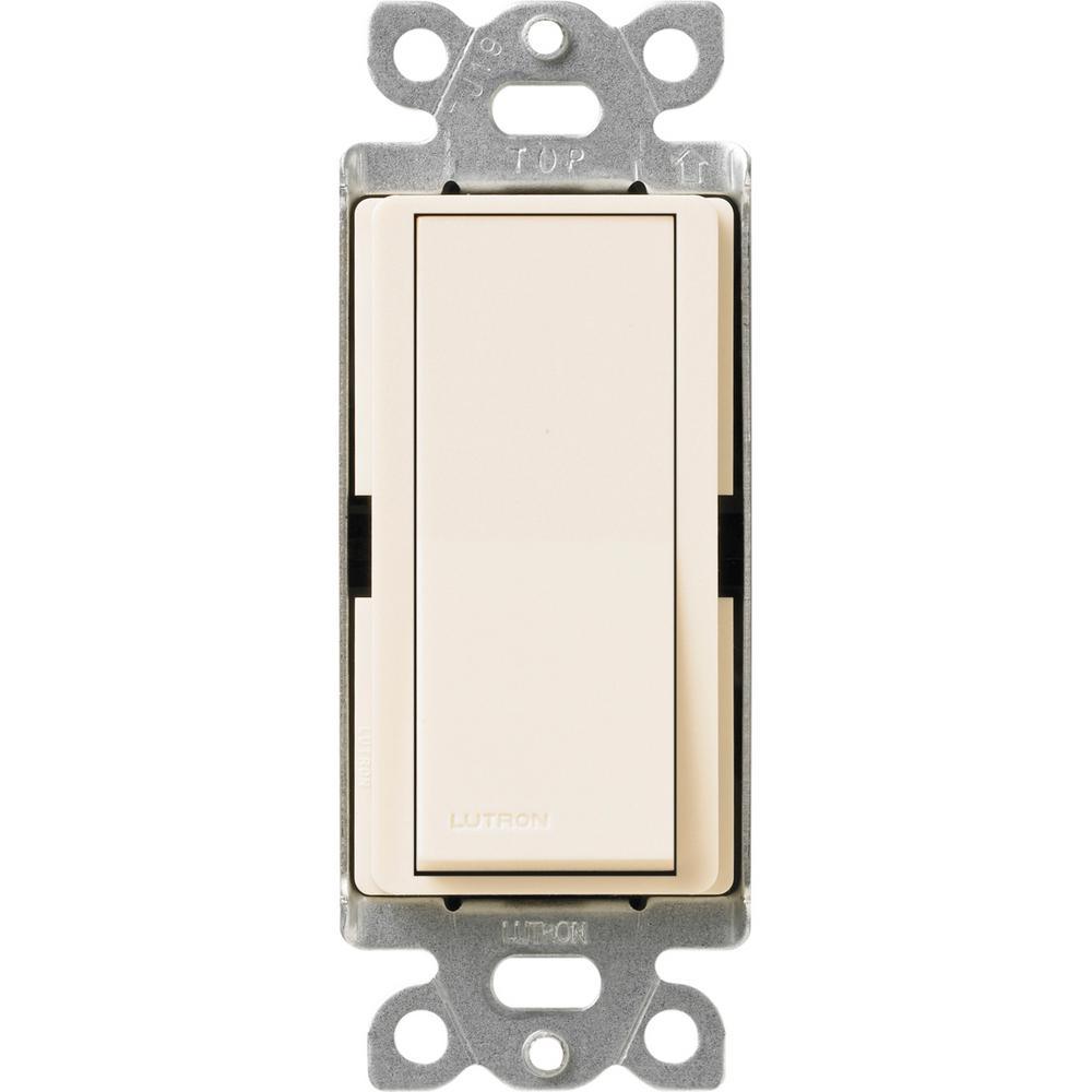 Claro 15 Amp 3-Way Rocker Switch with Locator Light, White - Super Arbor
