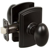 Italian Collection Canova Black Hall/Closet Door Knob - Super Arbor