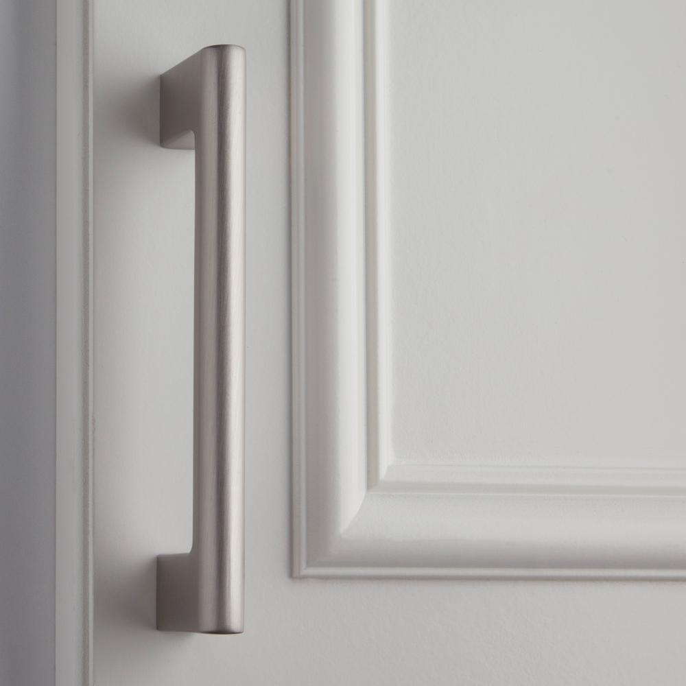 Vail 4 in. Satin Nickel Drawer Pull (10-Pack) - Super Arbor