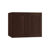 Home Decorators Collection Newport 24 in. W x 24 in. D x 24 in. H Assembled Plywood Wall Bridge Kitchen Cabinet in Manganite with Soft Close