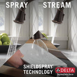 Delta Cassidy Venetian Bronze 1-Handle Deck-Mount Pull-Down Handle Kitchen Faucet