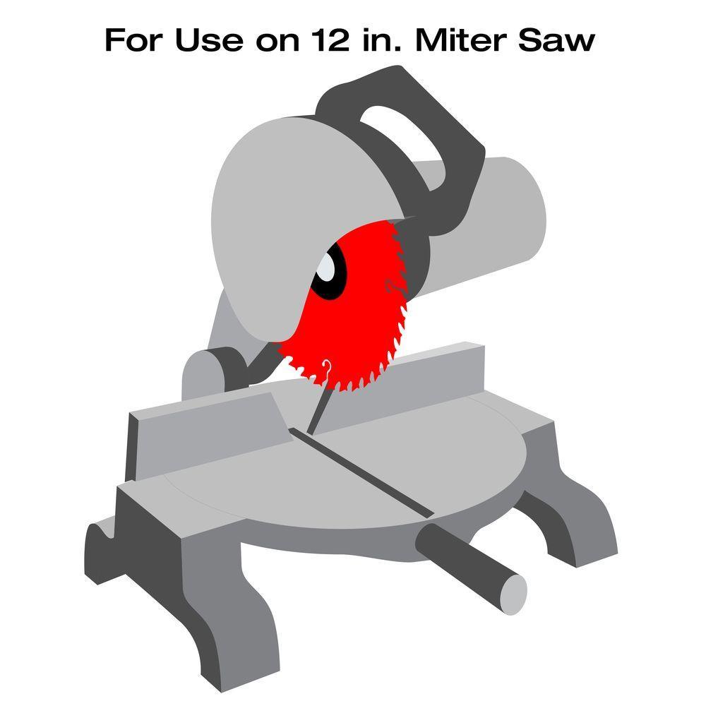 12 in. x 8-Tooth Polycrystalline Diamond (PCD) Tipped James Hardie/Fiber Cement Cutting Saw Blade - Super Arbor