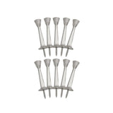 3 in. Satin Nickel Rigid Door Stop Value Pack (10 per Pack)