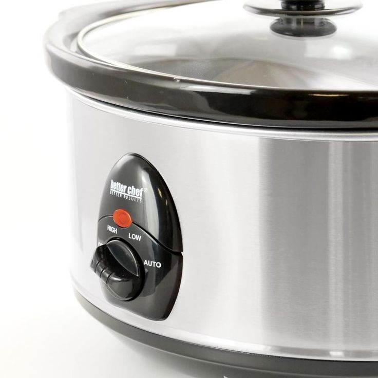 Better Chef 3.7-Quart Black Oval Slow Cooker