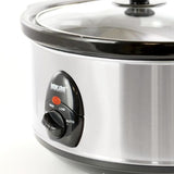 Better Chef 3.7-Quart Black Oval Slow Cooker