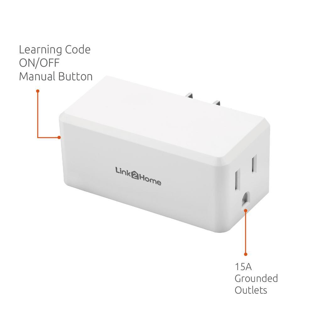 Wireless Indoor Remote Control Outlet Switch with 3 RCVs and 1 Remote - Super Arbor