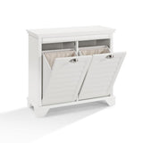 Lydia 31.13 in. W Linen Hamper in White - Super Arbor