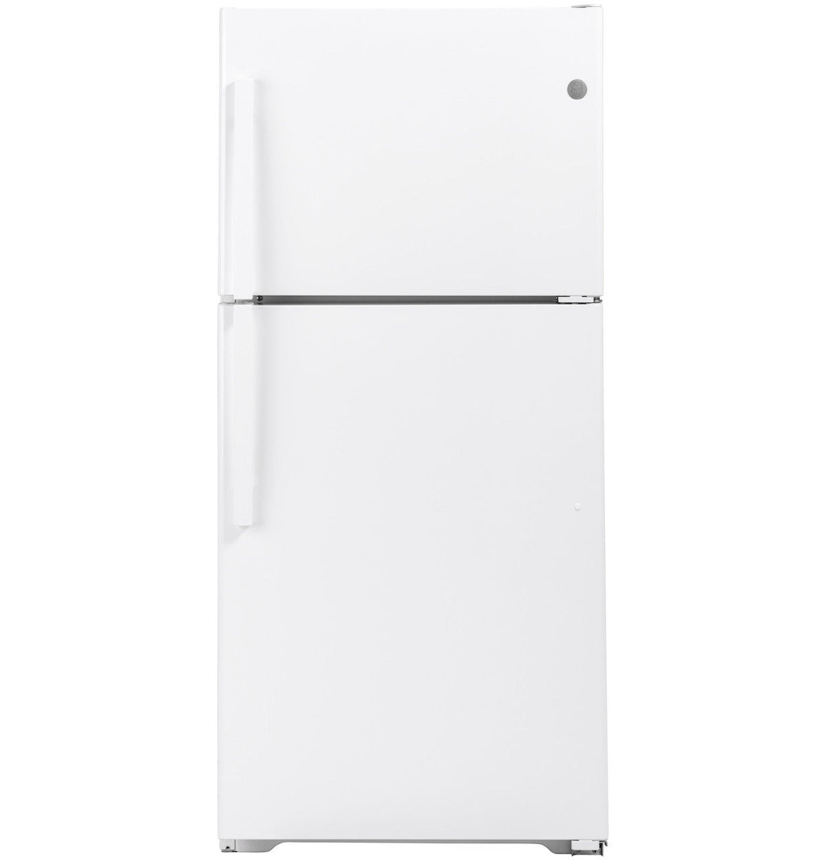 GE Garage-Ready 21.9-cu ft Top-Freezer Refrigerator (White)