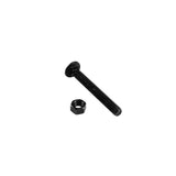 Everbilt 16-3/8 in. x 3 in. Galvanized Steel Black Carriage Bolt and Nut (10-Pack)